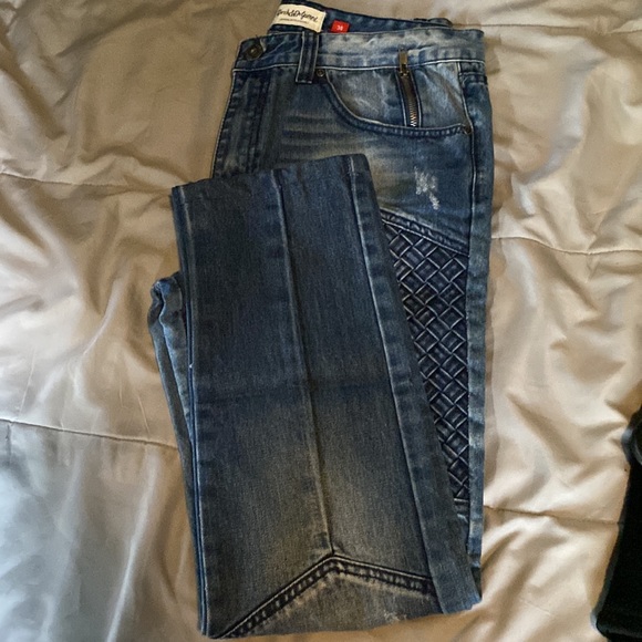 Vintage Heavy Blue Jeans - Picture 2 of 2